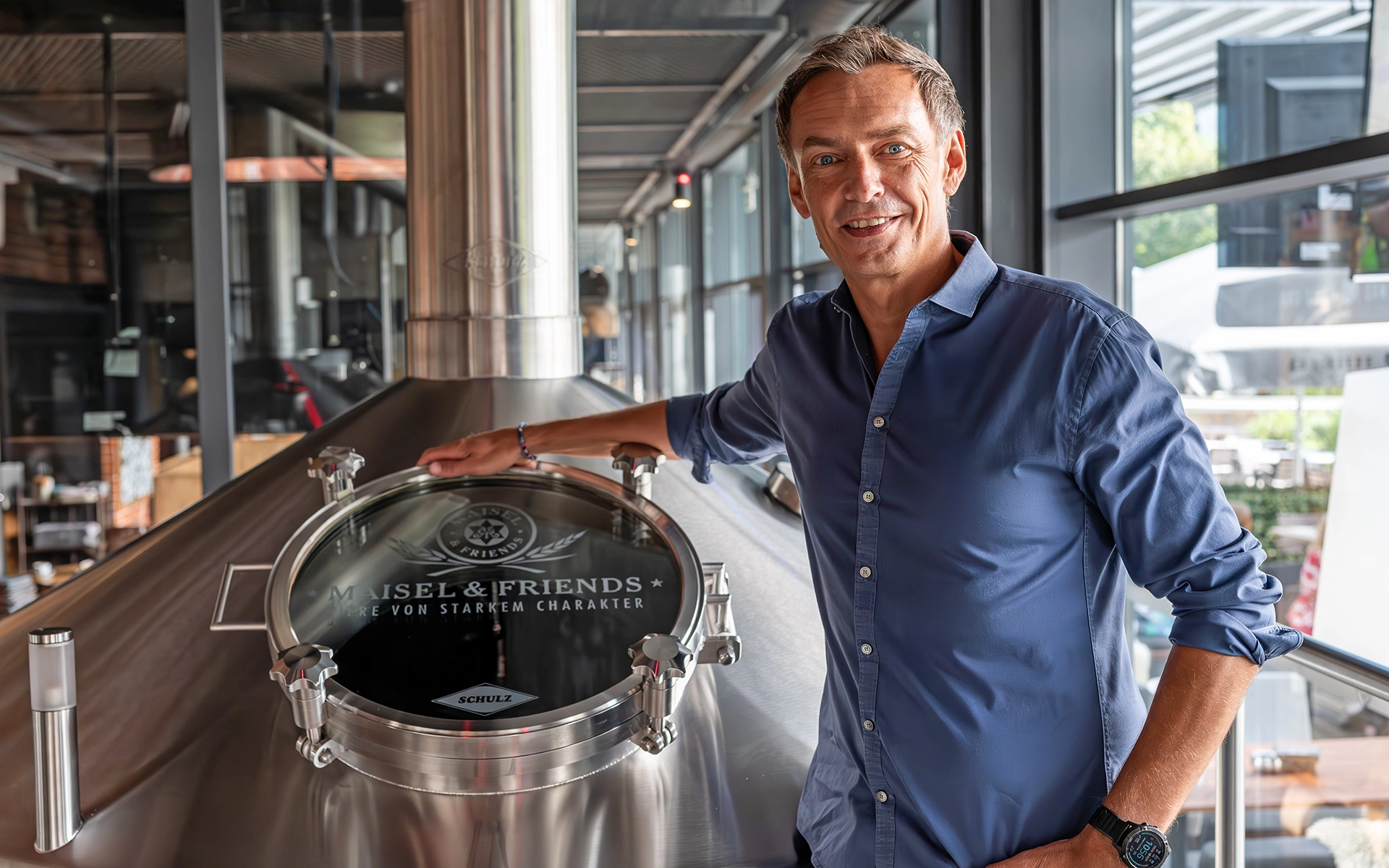 Jeff Maisel in der Brauerei Maisel and Friends - Excudit | Kulturmagazin für Nürnberg und die Metropolregion